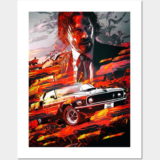 John Wick Ultimatum Wall Art by syanart